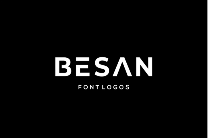 BESAN - Font for logo Font Download
