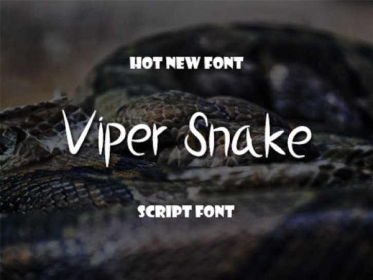Viper Snake Font Download