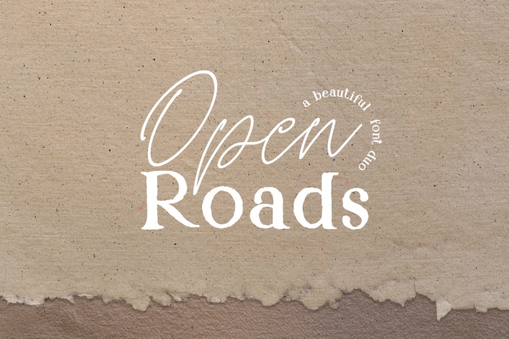 Open Roads Duo Font Download