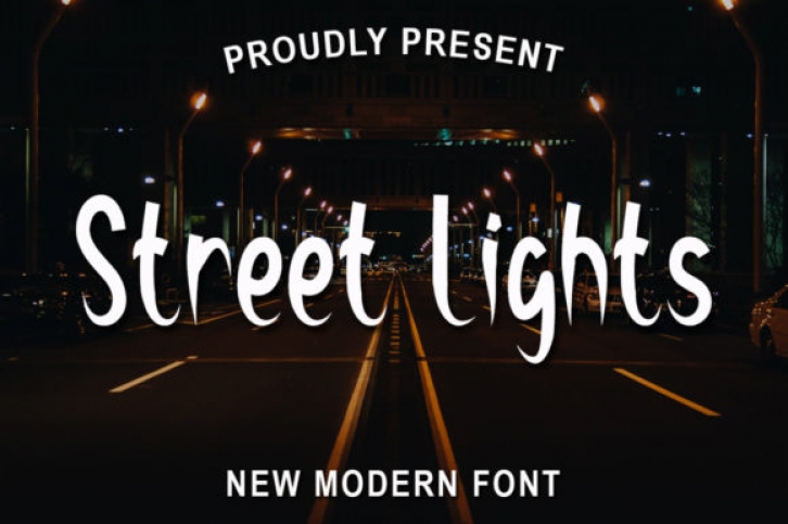 Street Lights Font Download