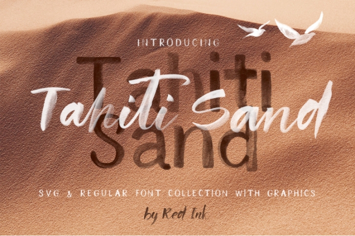 Tahiti Sand. Fonts and Graphics. Sale!! Font Download