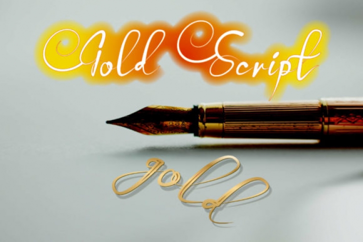 Gold Font Download