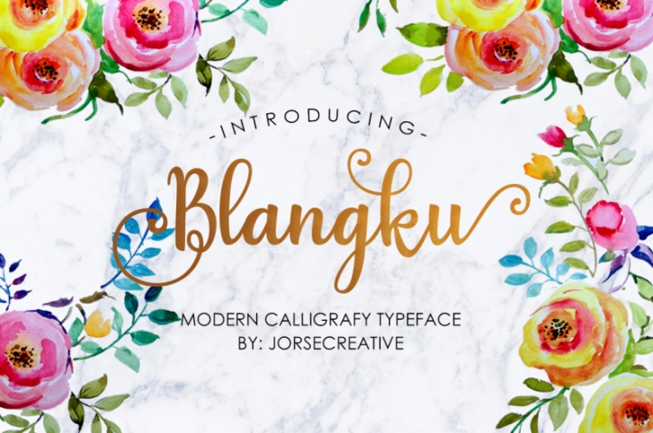 Blangku Font Typeface Font Download