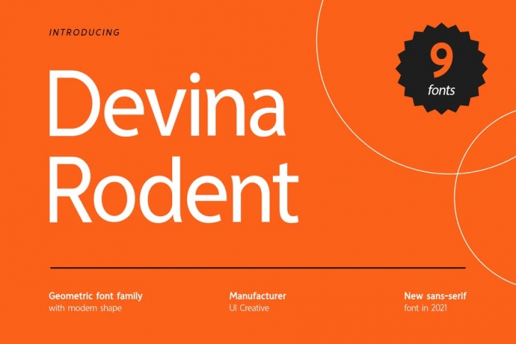 Devina Rodent Sans Serif Font Family Font Download