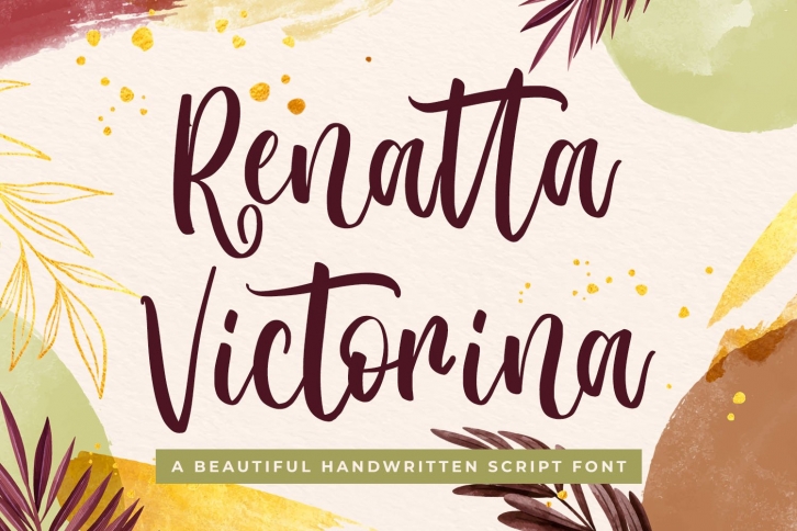 Renatta Victorina Script Font Download