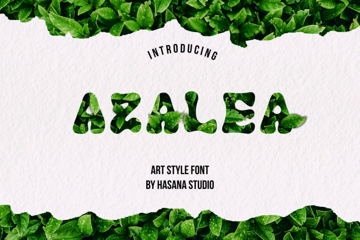 Azalea art Font Download