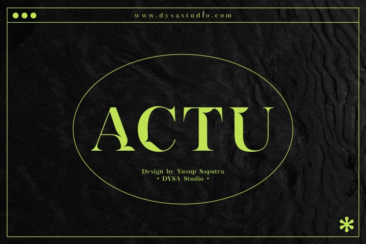 ACTU Typeface Font Download