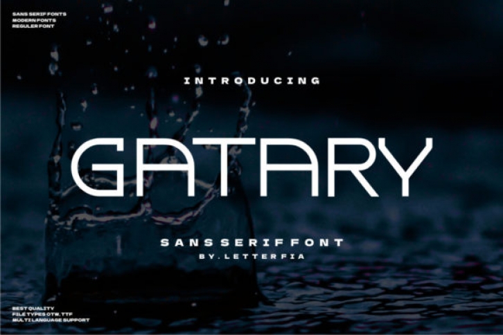 Gatary Font Download