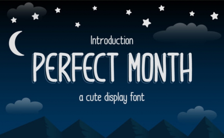 Perfect Month Font Download