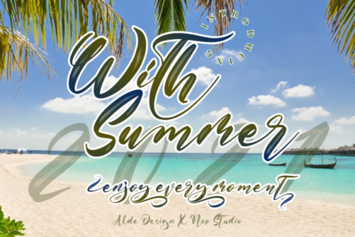 With Summer Font Download