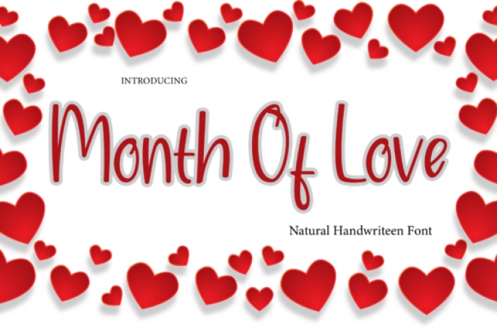 Month of Love Font Download
