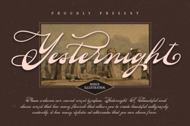 Yesternight Font Download