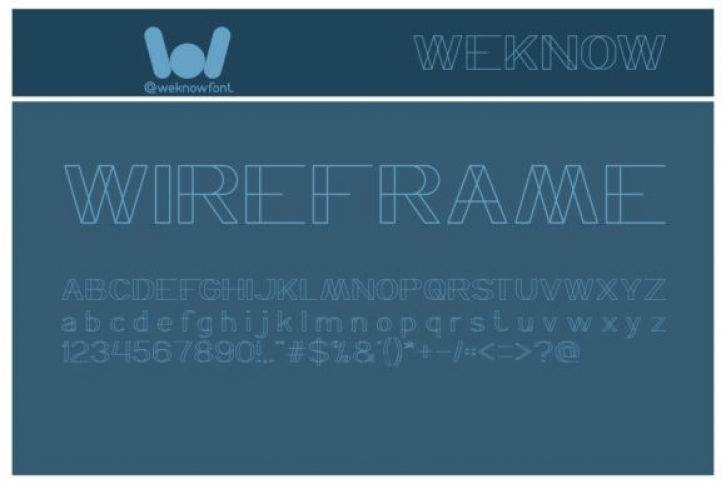 Wireframe Font Download