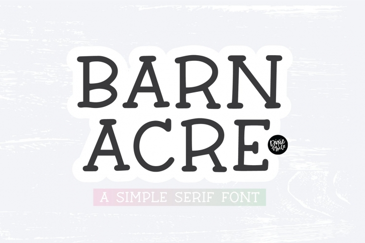 BARN ACRE Farmhouse Serif Font Download