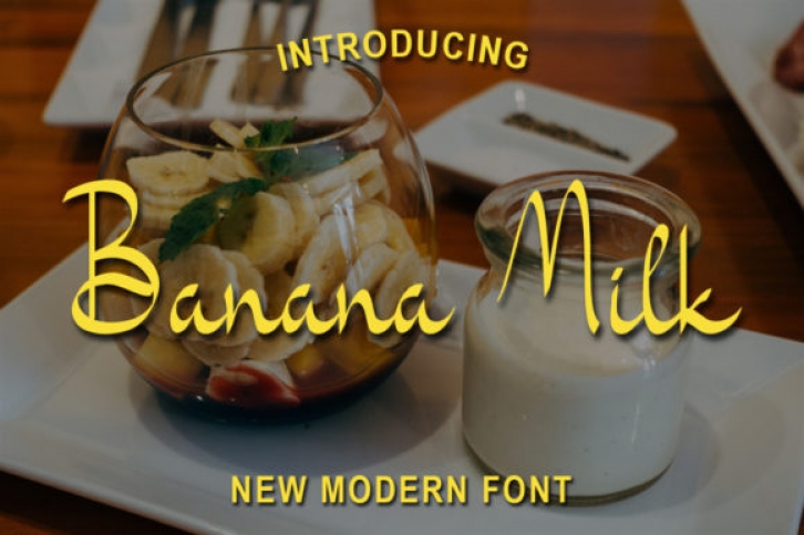 Banana Milk Font Download