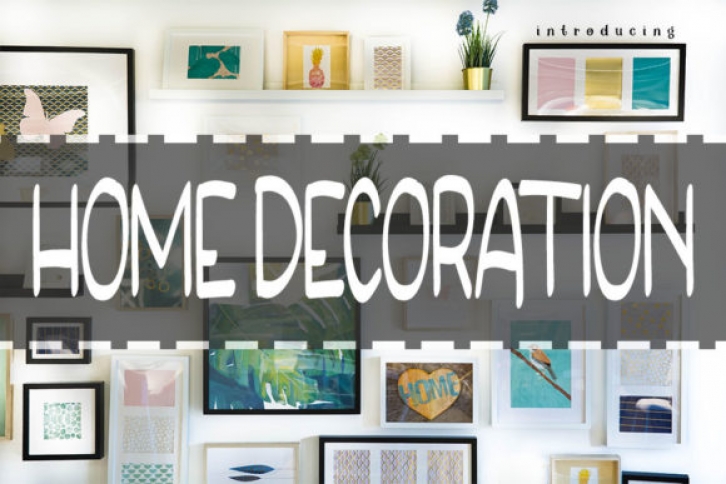 Home Decoration Font Download