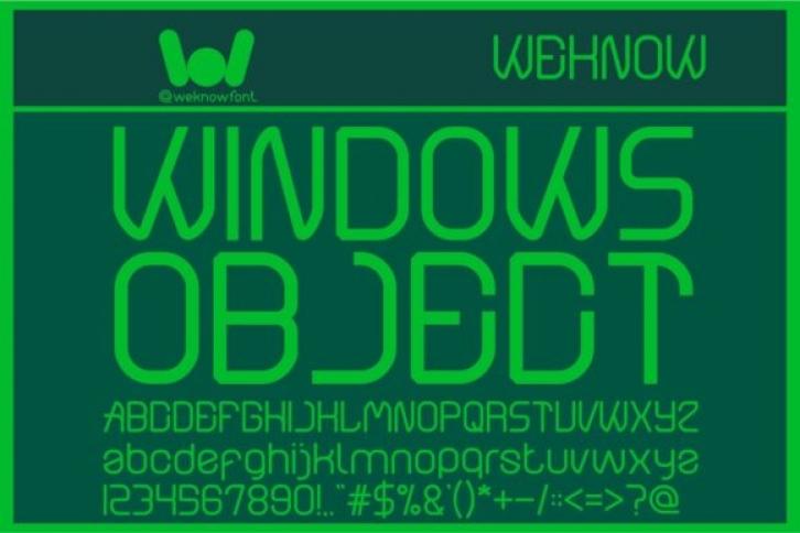 Windows Object Font Download