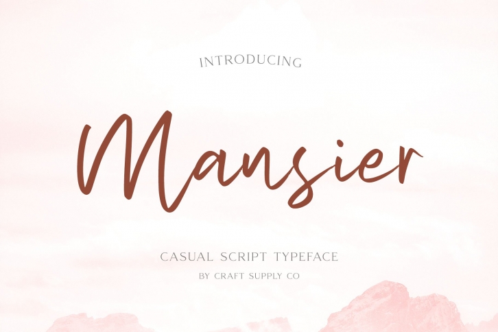 Mansier Font Download