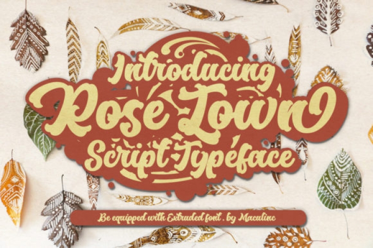 Rose Town Font Download
