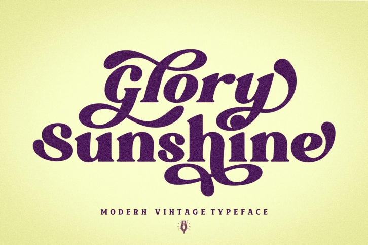 Glory Sunshine Font Download
