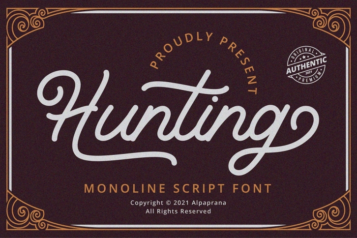 Hunting Font Download