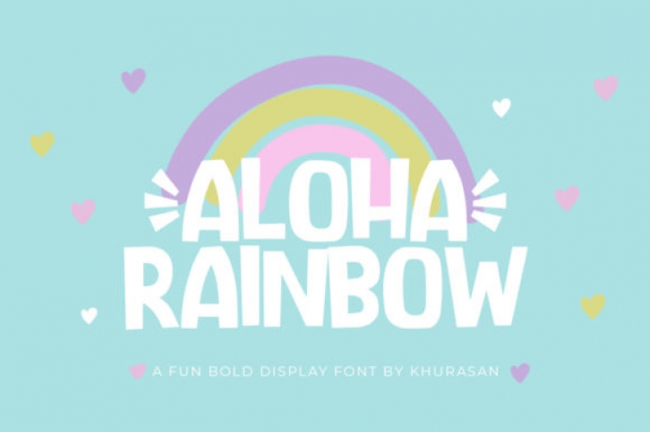 Aloha Rainbow Font Download