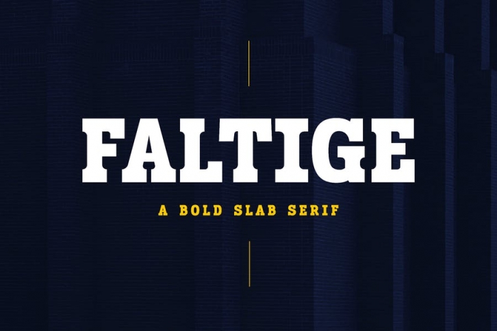 Faltige - Adventure and Sport Slab Serif Font Download