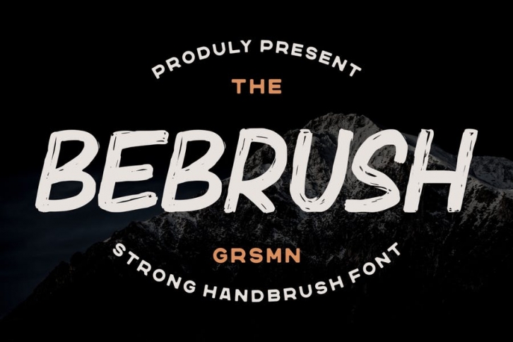 Bebrush – Hand brushed Font Font Download