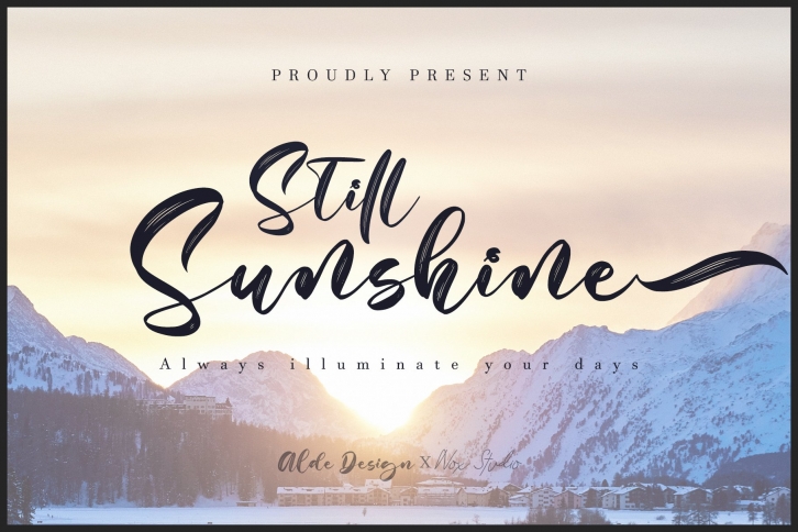 Still Sunshine Script Font Download