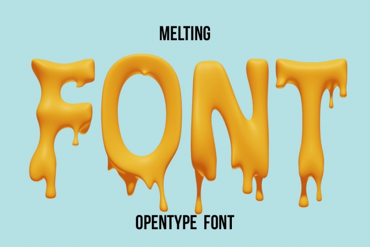 Melting Font Download