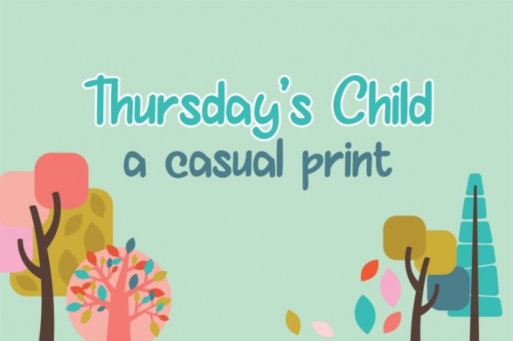 PN Thursday's Child Font Download