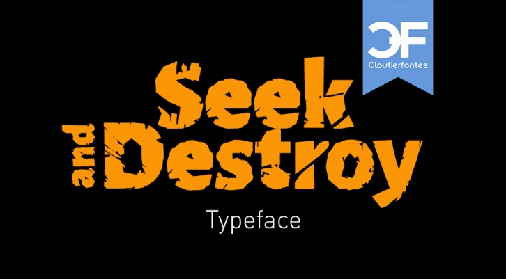 CF Seek and Destroy PERSO Font Download