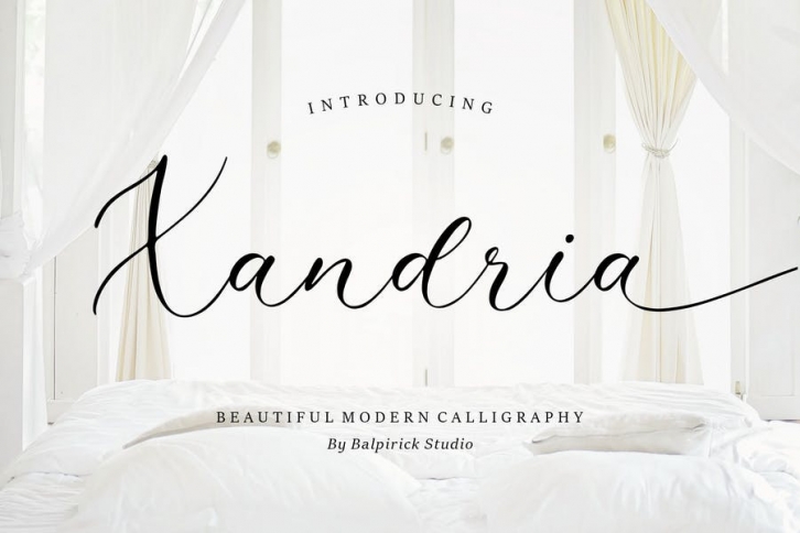 Xandria Script Font YH Font Download