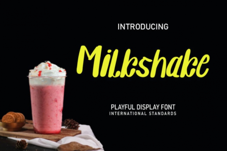 Milkshake Font Download