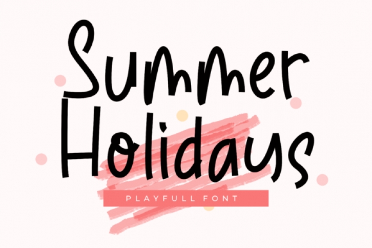 Summer Holidays Font Download