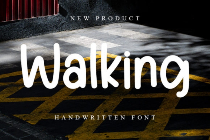 Walking Font Download