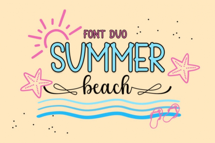 Summer Beach Font Download