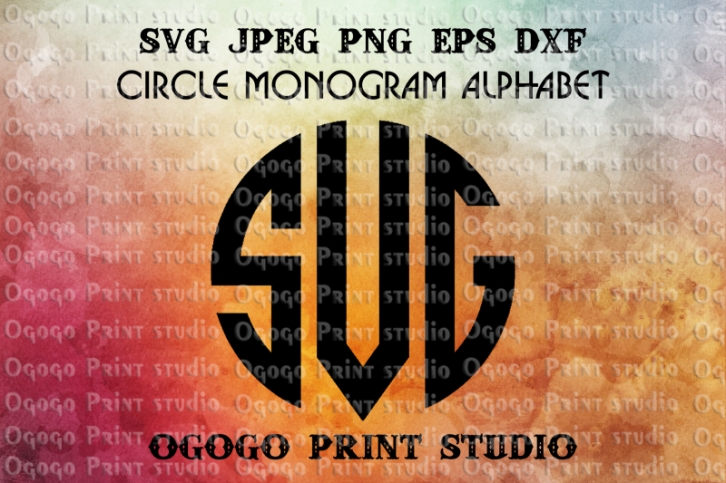 Monogram font svg, Alphabet Bundle SVG, Letter svg Font Download