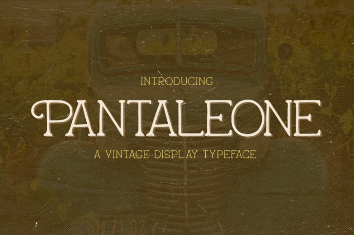 Pantaleone Vintage Typeface Font Download