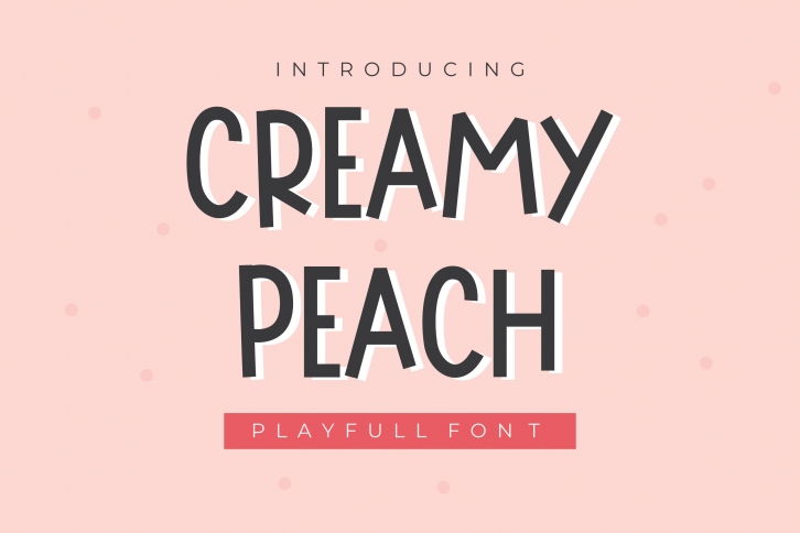 Creamy Peach Font Download