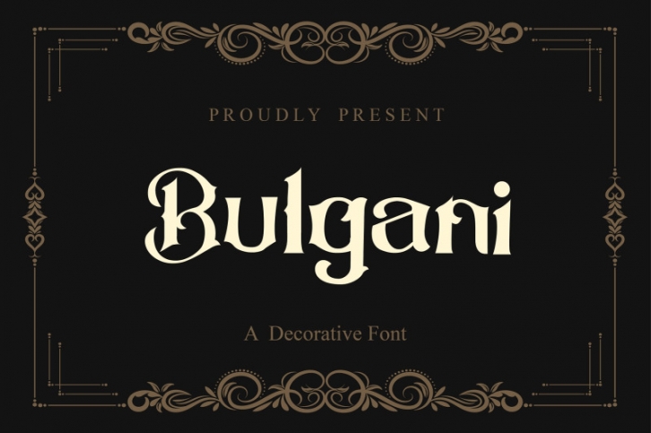 Bulgani Font Download