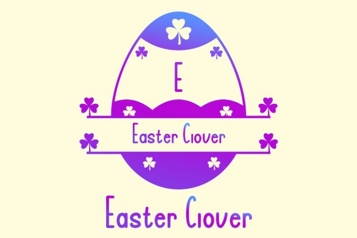 Easter Clover Font Download