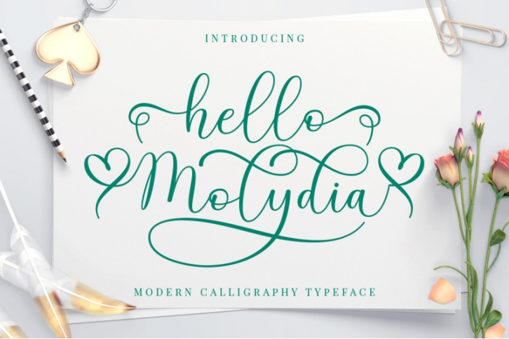 Hello Molydia Font Download