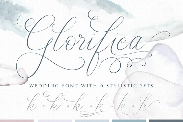 Glorifica Wedding Font Font Download
