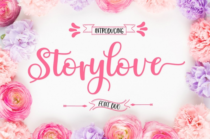 Story love Script Duo Font Download