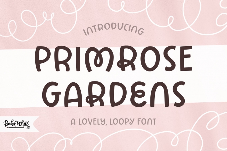 Primrose Gardens a lovely loopy Font Download
