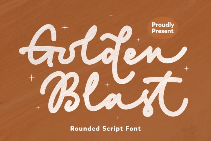 Golden Blast Font Font Download