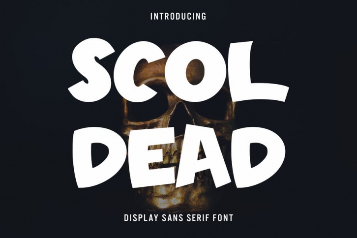 Scoldead - Display Sans Serif Font Font Download