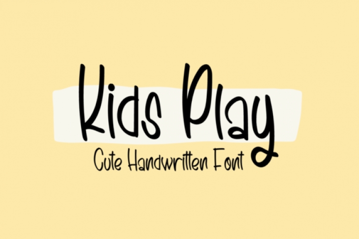 Kids Play Font Download