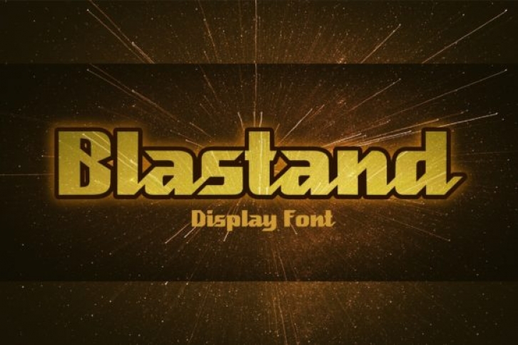 Blastand Font Download